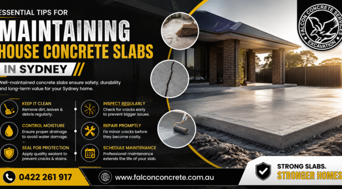 How to Maintain Concrete House Slabs in Sydney for Longevity?